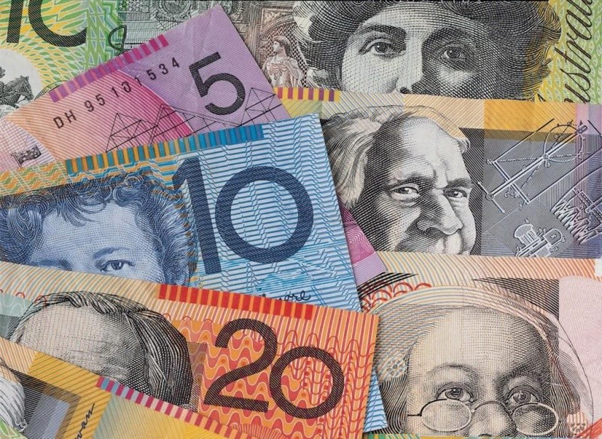 Australian dollar falls